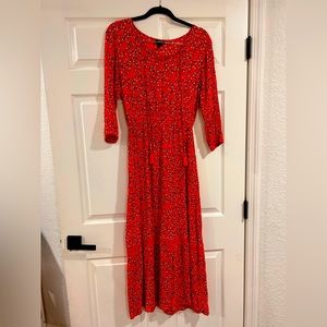 Medium (fits like small) maxi red dress